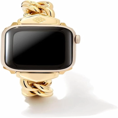 Kendra Scott Leanor Gold Tone Stainless Steel Apple Watch Band
