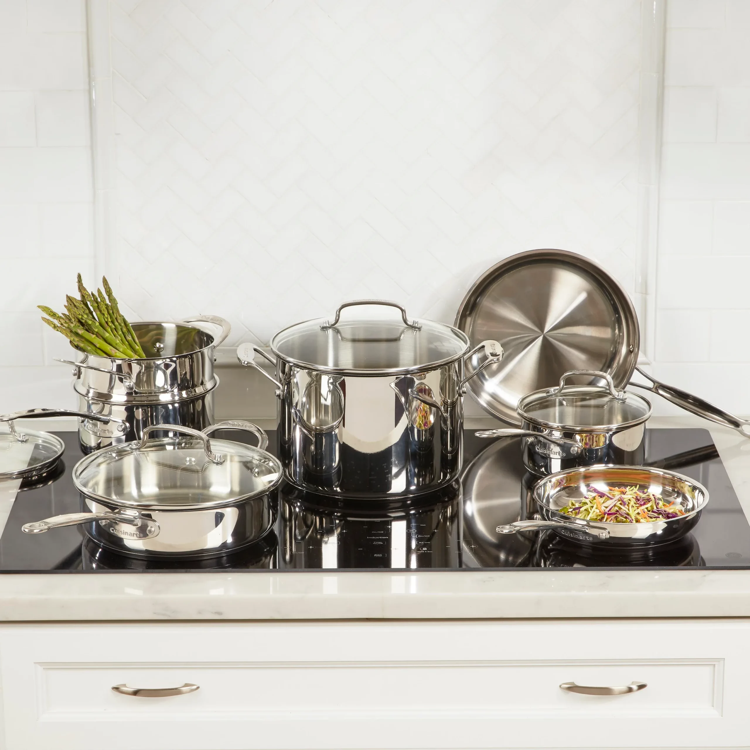Cuisinart 11-Piece Chef's Classic Stainless Steel Cookware Set